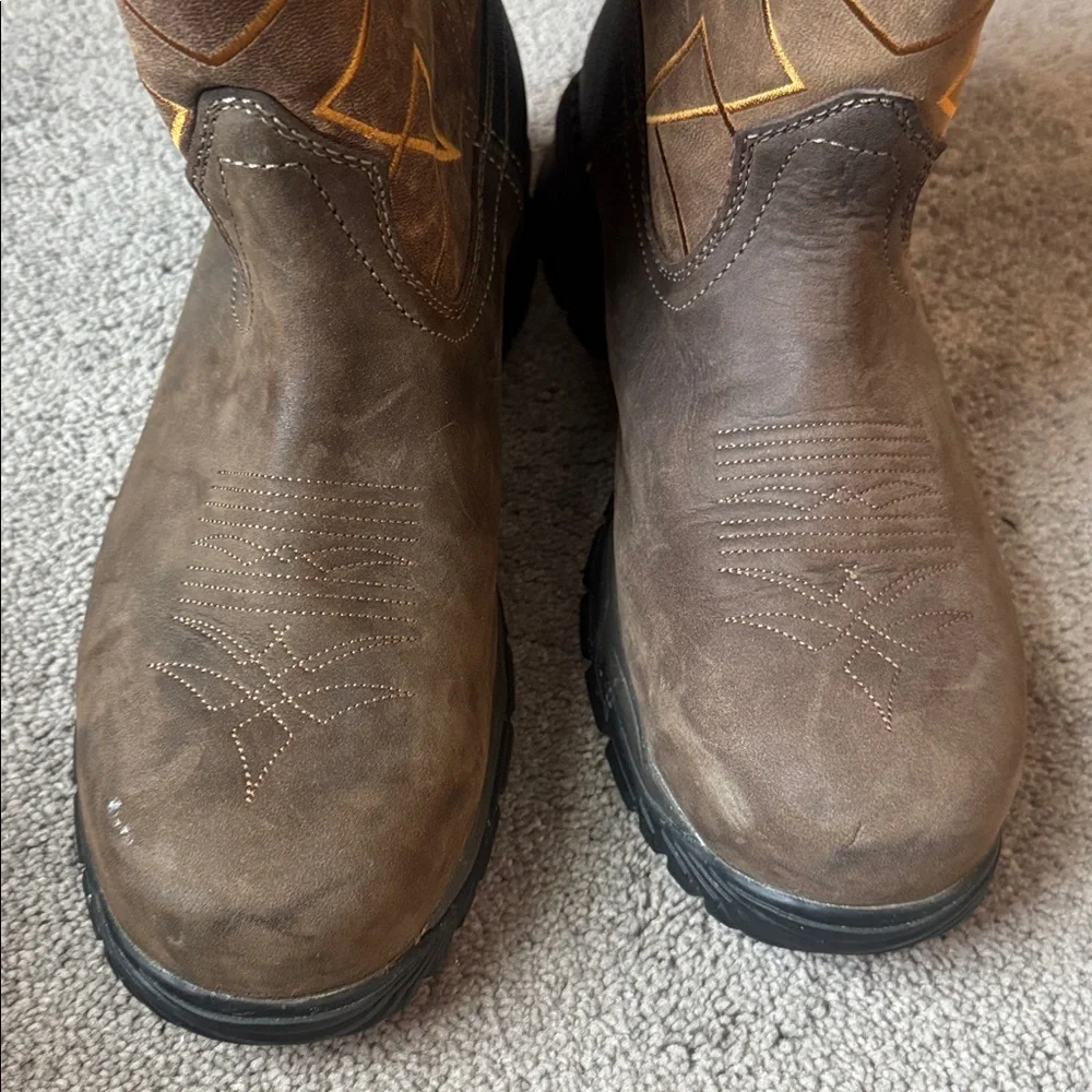 Irish Setter Two Harbors 11-Inch Waterproof Pull-On Work Boots SIZE 10.5